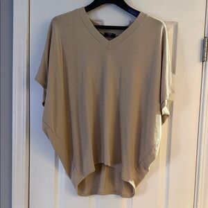 Express Tan V-Neck Women's Tunic